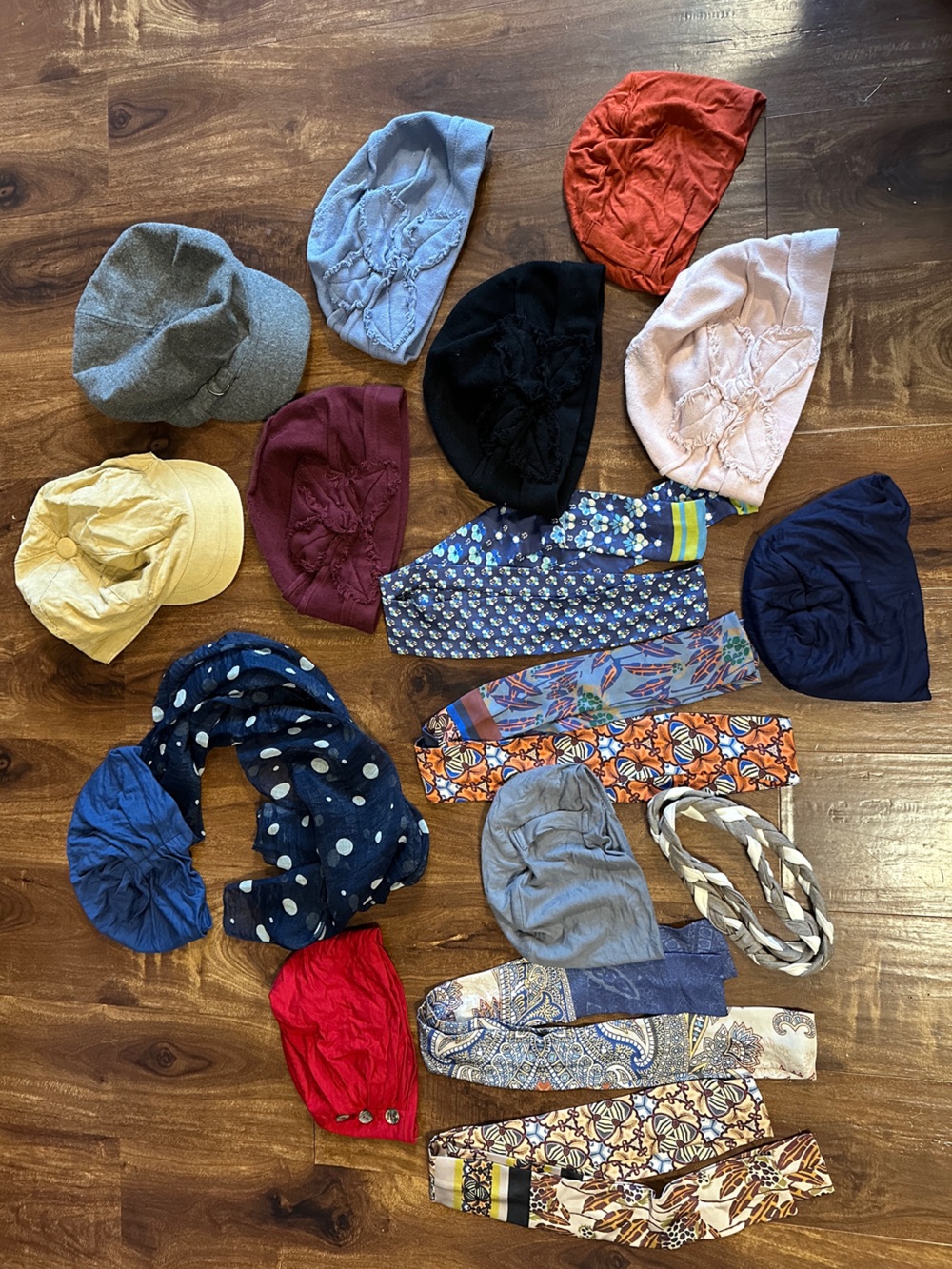 Hats, scarfs, Head covers, chemo caps
